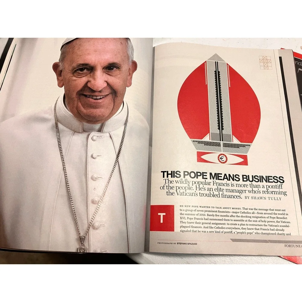 Fortune & TIME Magazines Pope Francis Holy Reformer Benedict‎ XVI 2013 2014 Set